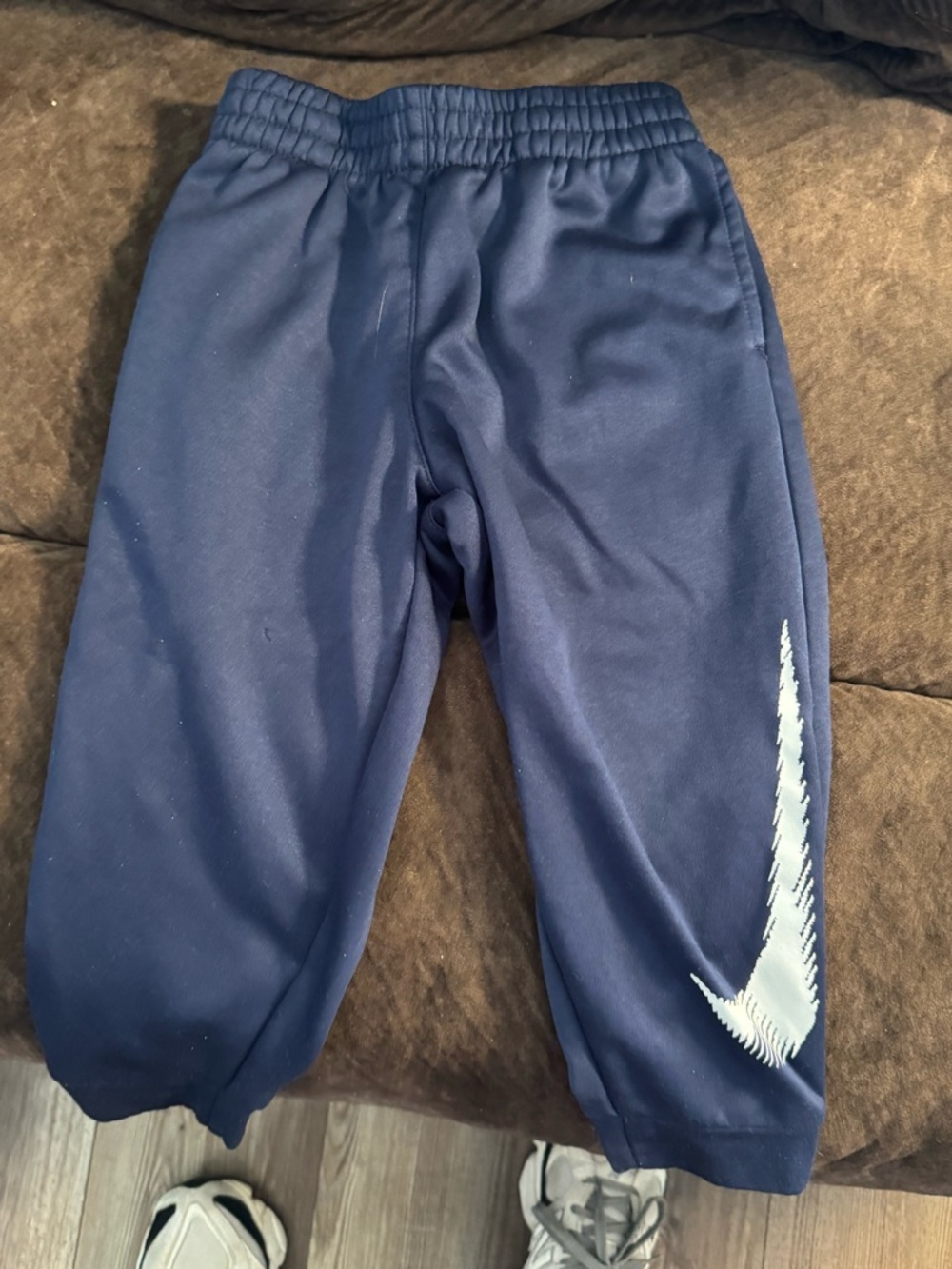 Nike Black Youth Therma-FIT Fleece Sweatpants